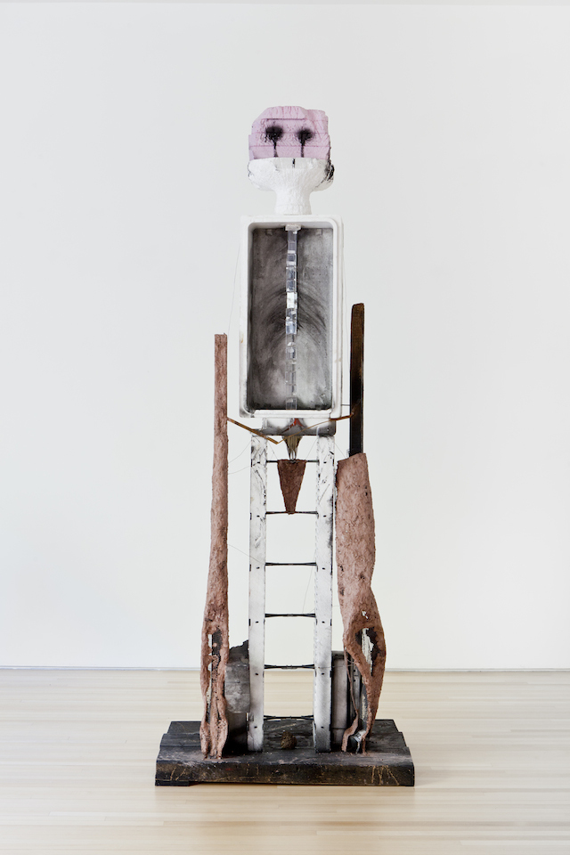 Chain of Missing Links, Huma Bhabha, 2012. Copyright the artist. Courtesy of Huma Bhabha, Salon 94, New York and Stephen Friedman Gallery, London. 