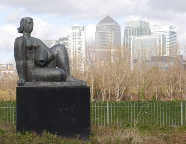 Island Gardens, the other side of the Greenwich Foot Tunnel