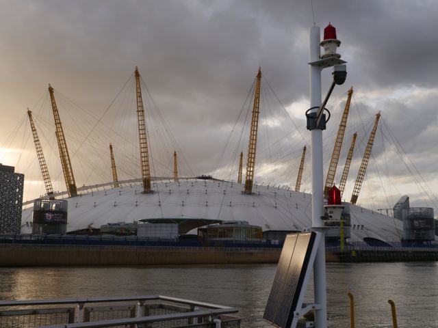 Leaving North Greenwich