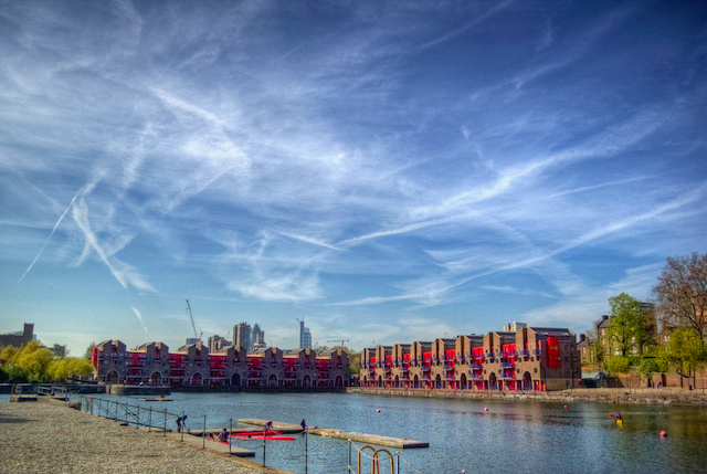 Shadwell Basin by yorkshire stacked via Flickr 
