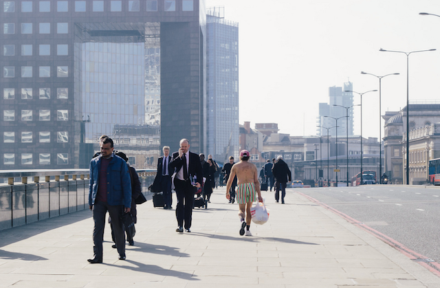 Not a sight we often see on our morning commute over London Bridge, by James Drew on Flickr