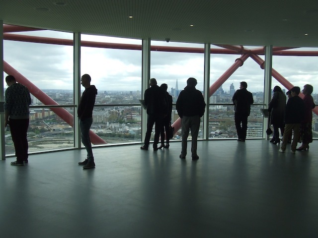 The ArcelorMittal viewing platform.