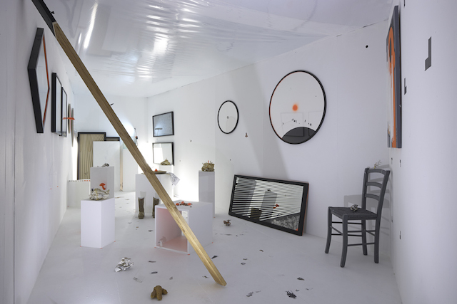 Inside of the white cube inside the gallery