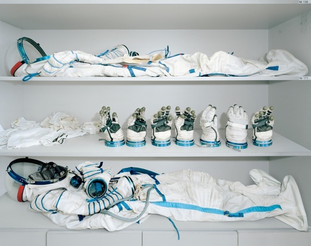 Astronaut dressing room where the Sokol spacesuits are stored, Yuri Gagarin Cosmonaut Training Centre (Star City, Russian Federation)
