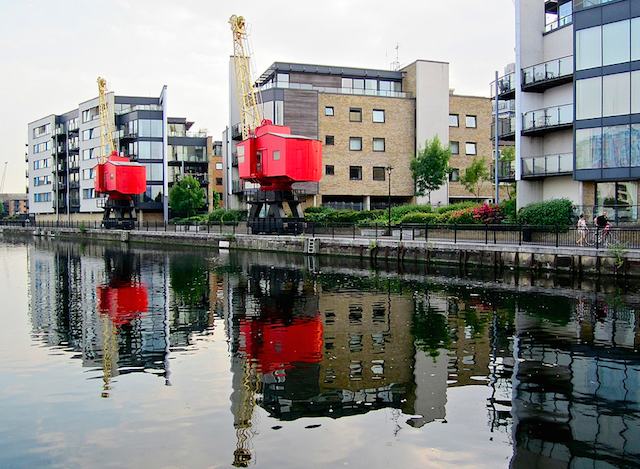Poplar Dock Marina by Andy Worthington