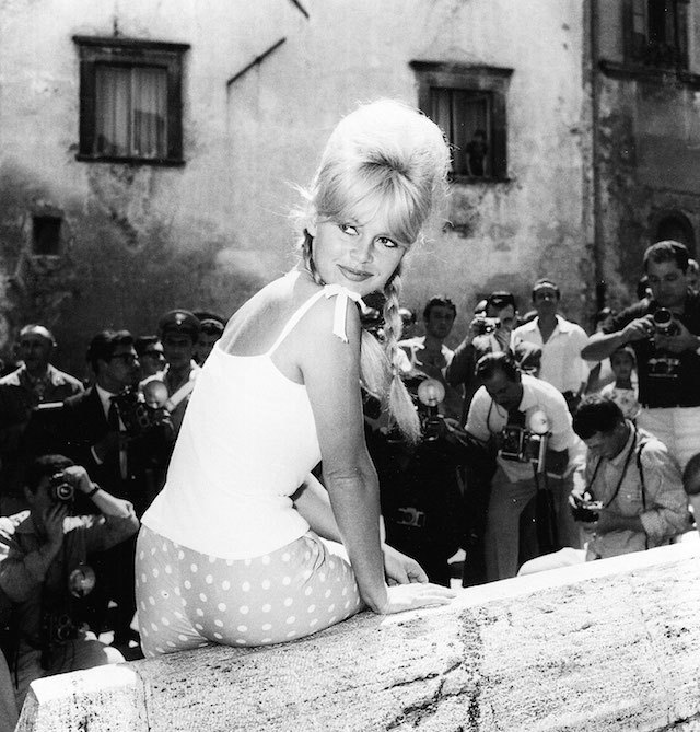 'Brigitte Bardot in Spoleto', Marcello Geppetti, 1961. MGMC &amp; Solares Fondazione delle Arti.
