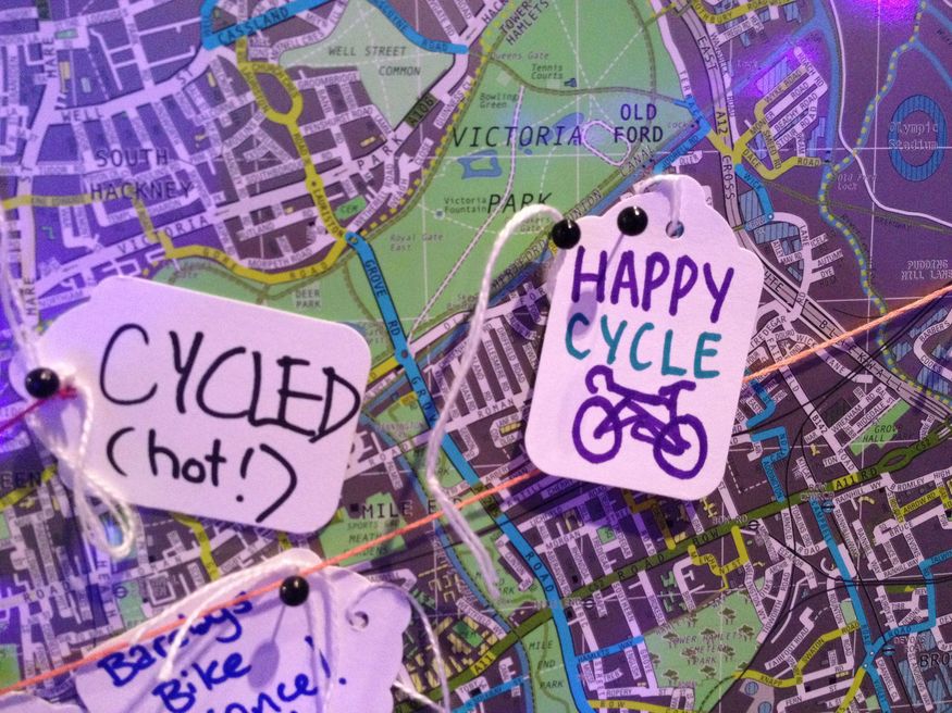 A hot but happy day for cycling