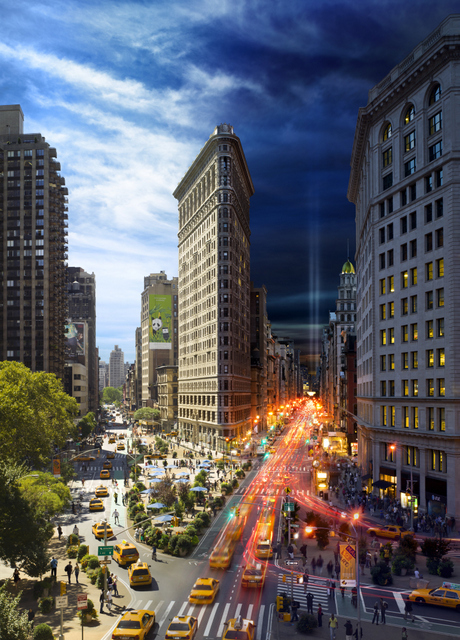 Stephen Wilkes. Flat Iron, 2010. Image courtesy of the artist and MEKA.