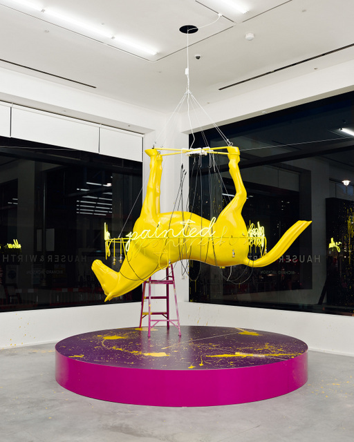 Richard Jackson, installation view. Image courtesy the artist and Hauser &amp; Wirth