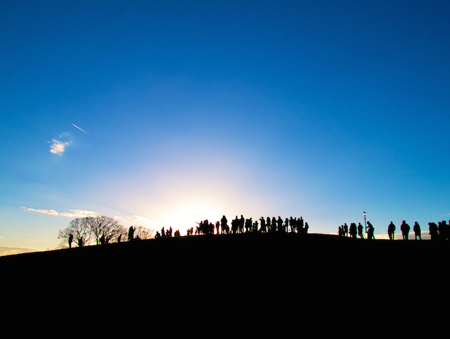 Ant people on Primrose Hill by lloydich