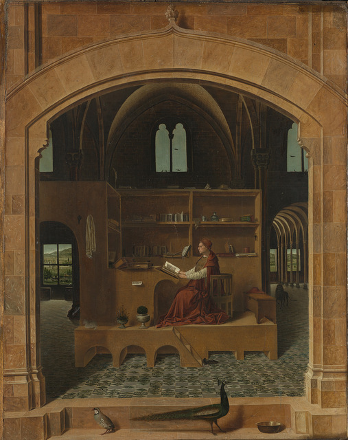 Antonello da Messina 
Saint Jerome in his Study, about 1475
© The National Gallery, London