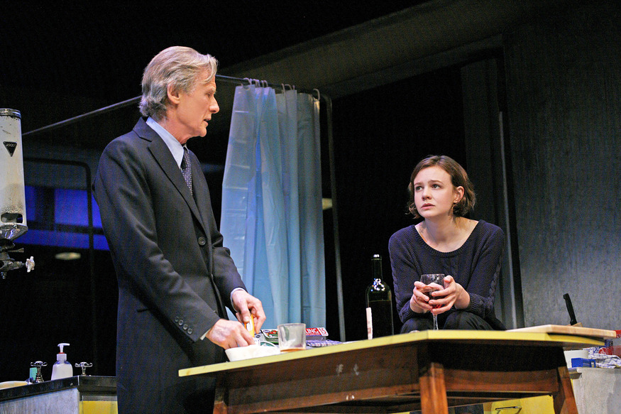 Bill Nighy (Tom Sergeant) and Carey Mulligan (Kyra Hollis). Photo by John Haynes.