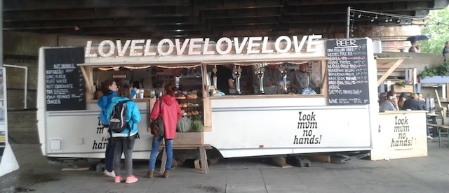 Even the street food vendors are feeling the love.