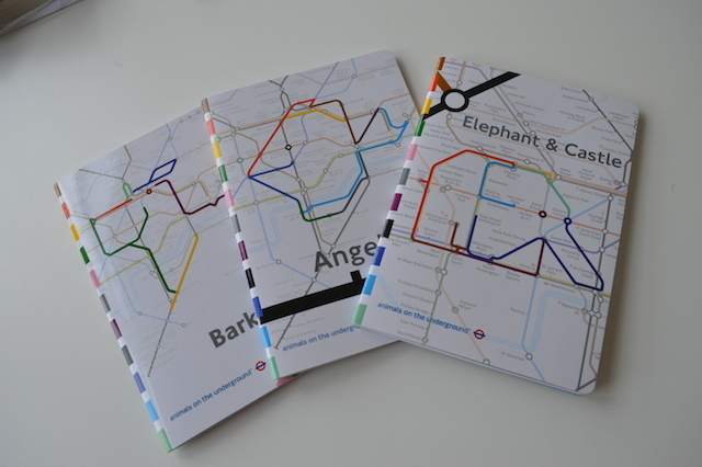 A pack of three notebooks.