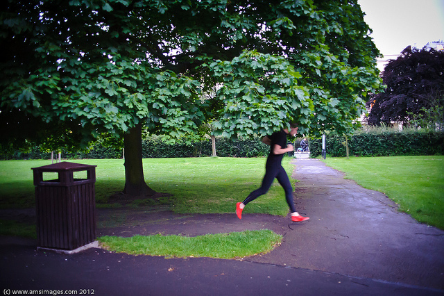 Running in Regents Park, by Andrew Smith