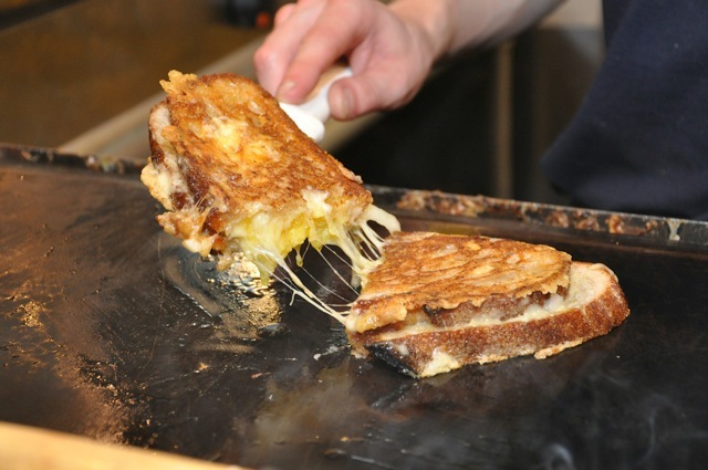 Delicious melty cheese from the Cheese Truck.