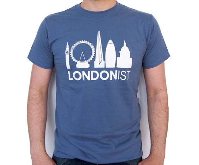Londonist indigo blue t-shirt