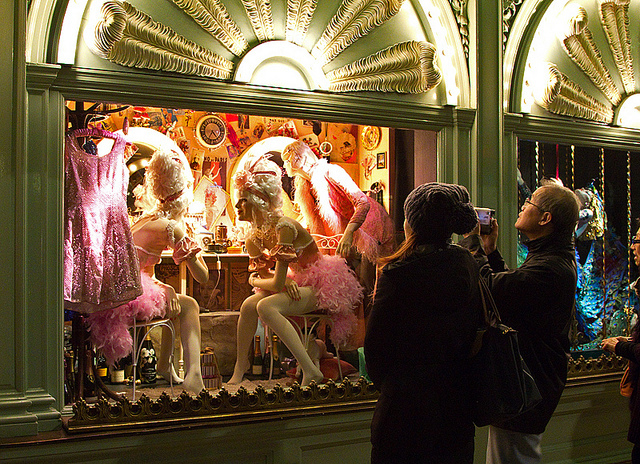 A display of extravagance, near Piccadilly Circus, by Chris Beckett.