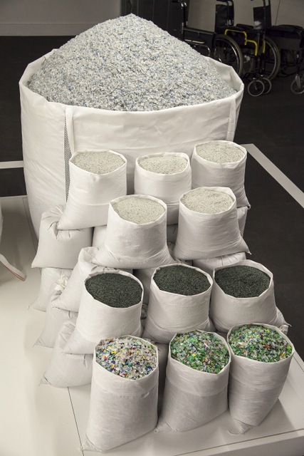 The Rubbish Collection (installation image). Image courtesy of Katherine Leedale &amp; Science Museum