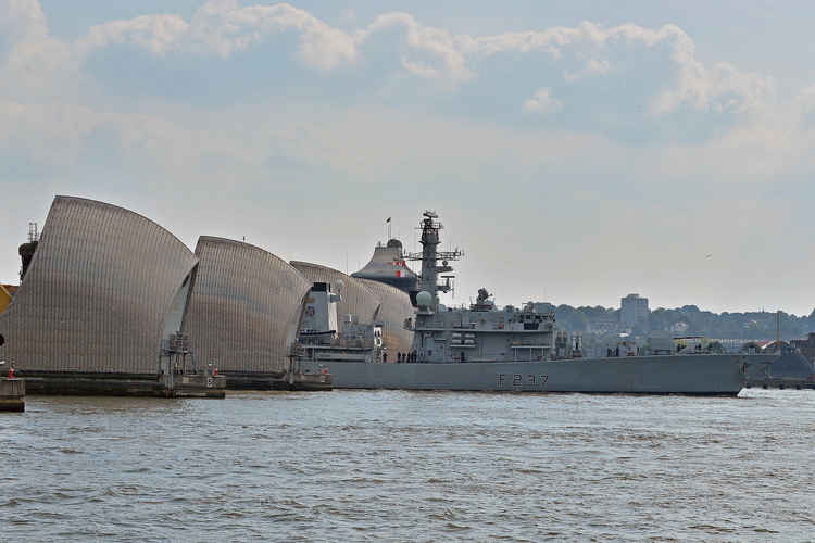 Londons affiliated warship HMS Westminster has sailed through the Thames Barrier and will today host guests to demonstrate her capability.

The Type-23 frigate will also open her gangway to the public on Saturday where people will be able to glimpse life on board a Royal Navy warship.

HMS Westminsters Commanding Officer Captain Hugh Beard said: HMS Westminsters visit to London is an opportunity to reaffirm the very strong links that the ship has with its affiliates, many of who enjoyed a day at sea with the ship in late July. 

It also provides the chance for members of the public to visit a warship, talk to the ships company and gain a better understanding of life in the Royal Navy and the opportunities that are available for a challenging and rewarding career.

Today Civic dignitaries and other guests will go on board for a capability demonstration followed by a ceremonial sunset and tomorrow evening a dinner will be hosted by the Household Cavalry for the CO and officers from HMS Westminster.
.