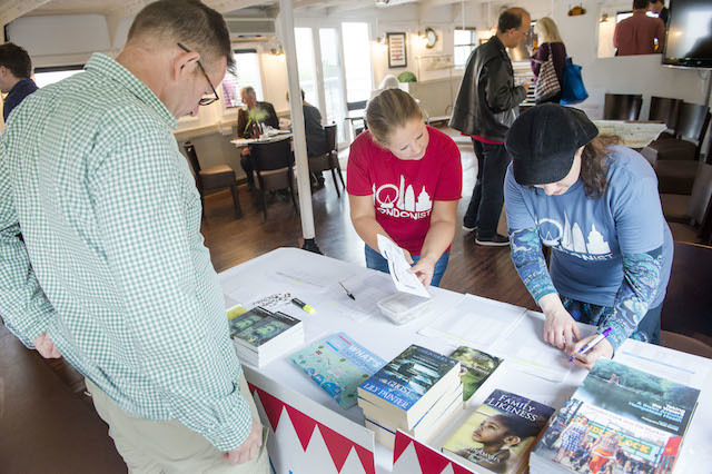 Londonist Afloat saw hundreds of people listen to talks aboard HMS President.