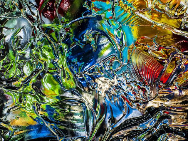 David A Pinegar, The Blue Cascade. Image copyright and courtesy the artist