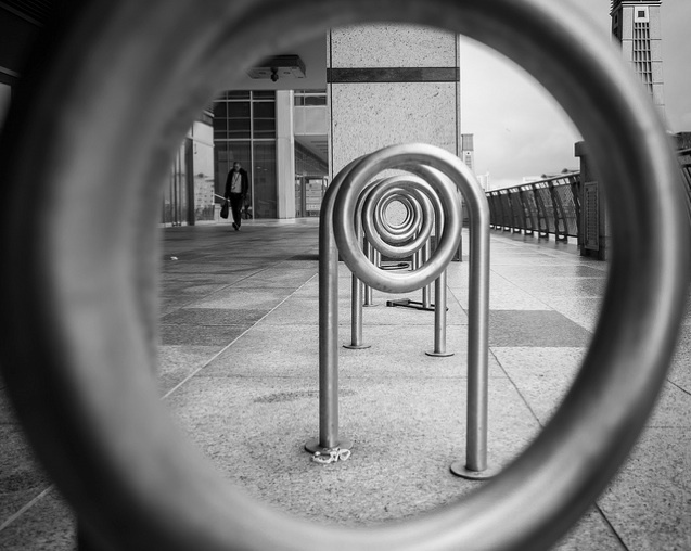 Round racks. Photo by Sean Batten.