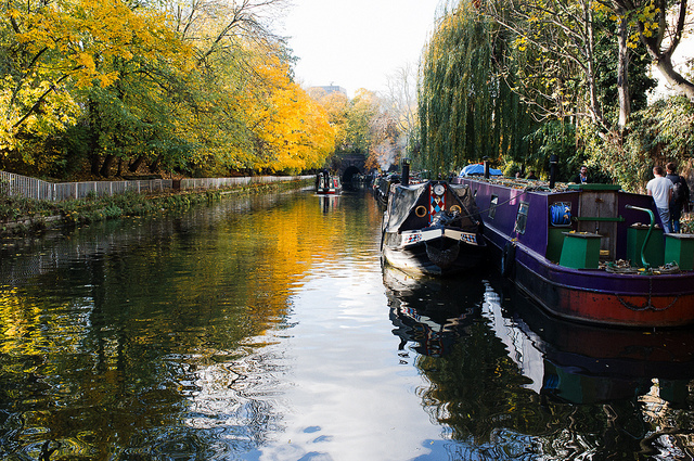 Reflections along Regent’s Canal, by Bart