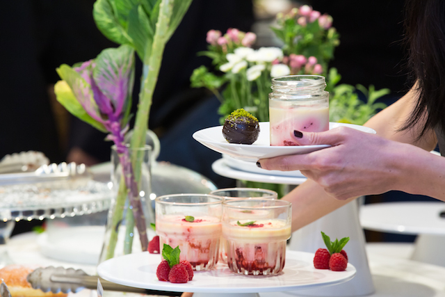 Lemon and raspberry posset - not present on our visit