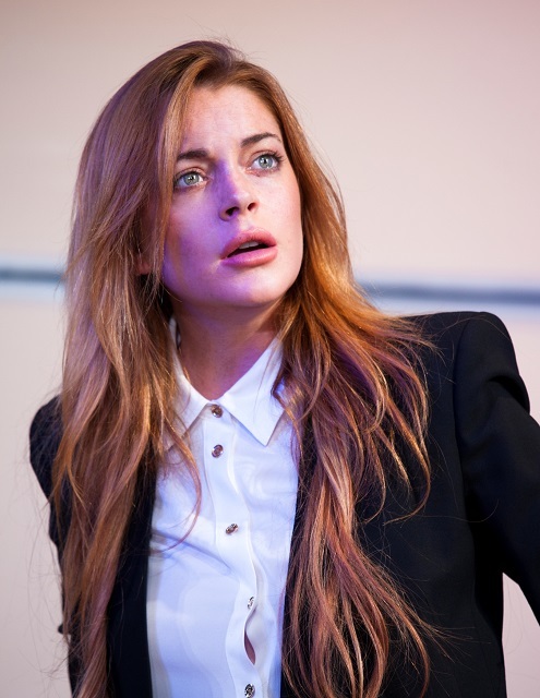 Lindsay Lohan. Photo by Simon Annand.