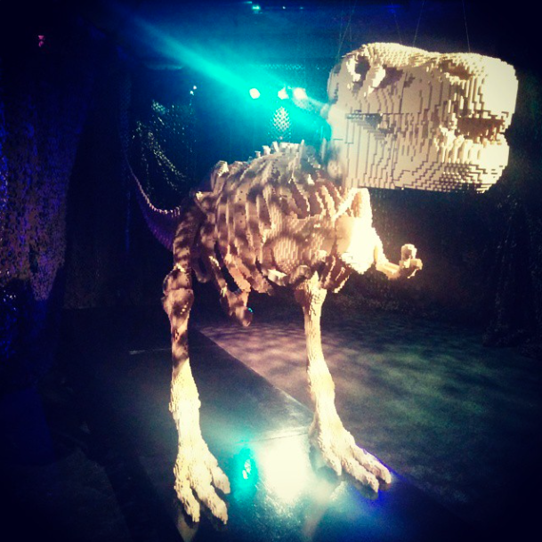 Art of the Brick exhibition at Truman Brewery.