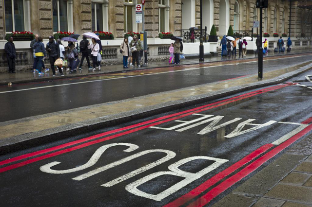 Buckingham Palace Road, SE1, by Del Barrett