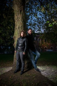 Jennifer Jackson and Gregory Finnegan as Lady Macbeth and her murderous other half. Image: Tom Parker