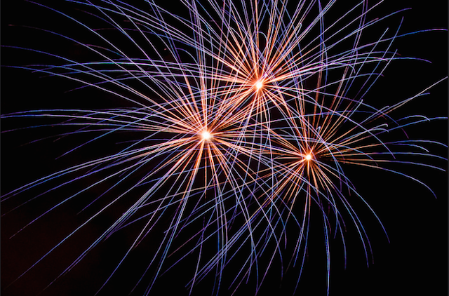 Spirograph-like explosions