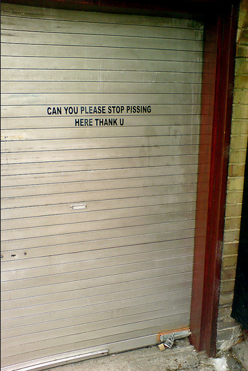 Pissed off. By Cakehole in the Londonist Flickr pool.