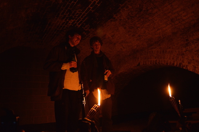 Cosmo and Merlin Sheldrake sing a cappella.