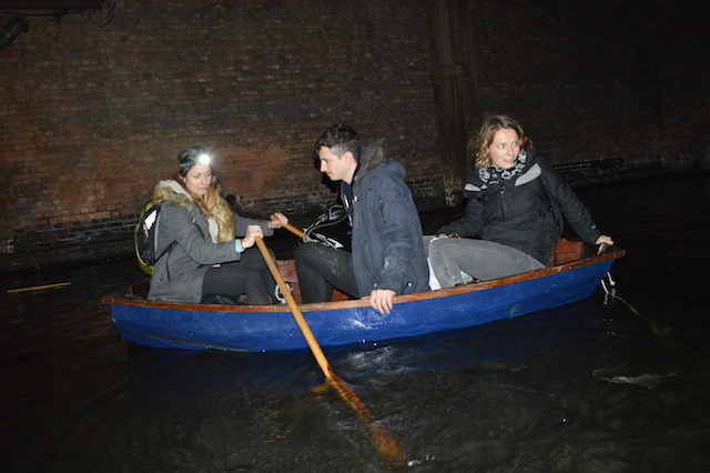 A gig only accessible by boat.
