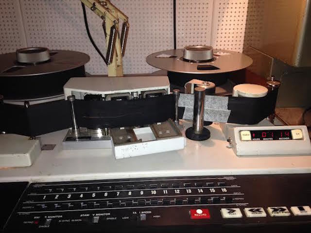 New studio, vintage recording equipment