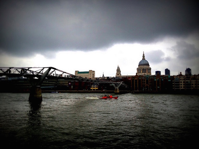 Across the Thames. Photo: Bex Walton (2013)