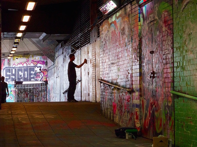 Leake Street Tunnel, Waterloo. Photo: Andrea Vail (2012)