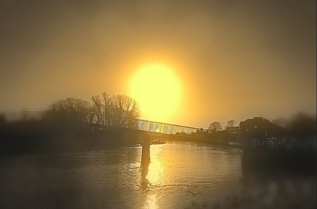 The sun in Twickenham. Photo: Andy Blackwell (2013)
