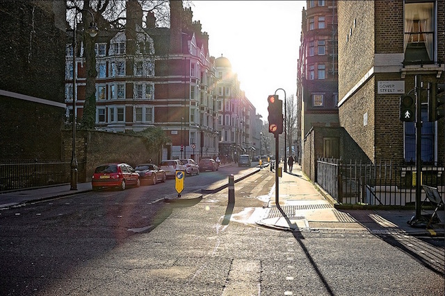 Gower Street junction. Photo: Ged Dackys (2015)