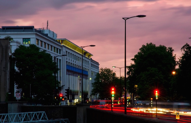 Summer sunset near Mornington Crescent. Photo: James Hogg (2010)