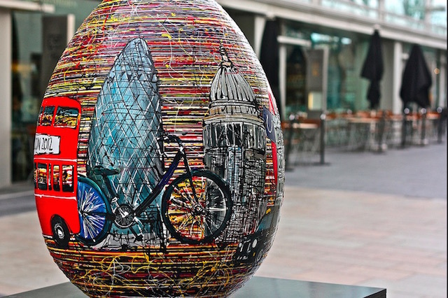 A London-themed egg from the Big Easter Egg Hunt 2012. Photo: Stephanie Sadler (2012)