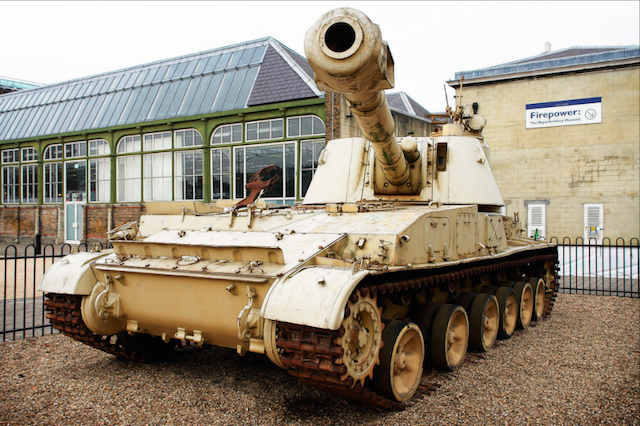 Soviet 2S3 'Akatsiya' Self Propelled Gun at Firepower: The Royal Artillery Museum. Photo by Compound Eye
