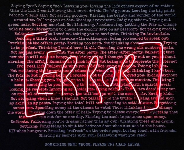 These neon personal works are created by Rococo Wonderland.