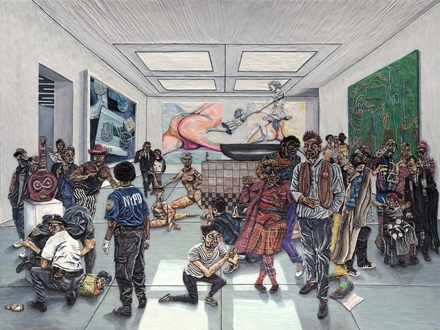Satirising the modern museum. Copyright Henry Hudson