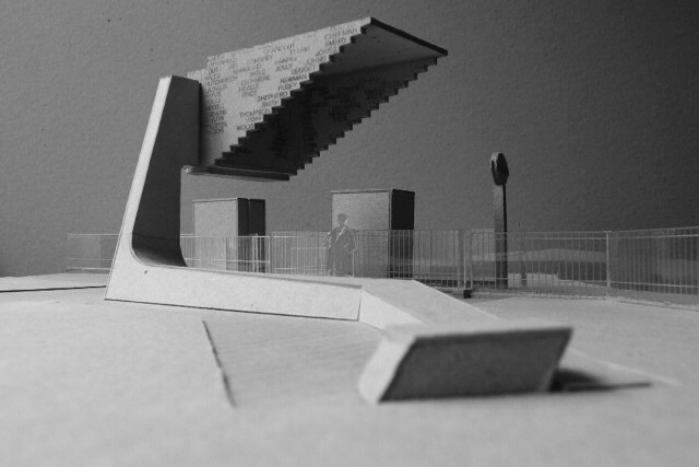 Visualisation of the completed Stairway to Heaven memorial. Image by Harry Paticas and Steve Whitten