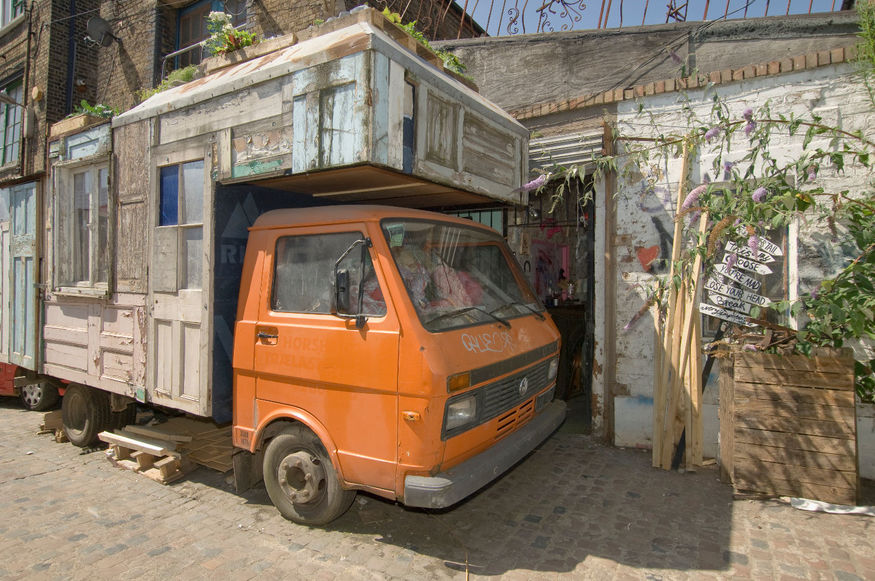 How many people can say they've stayed in a rustic camper van in Dalston?