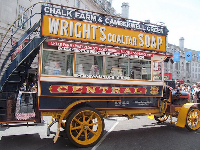 Part of  the Year of the Bus cavalcade on Regent Street. Photo: David Holt (2014)